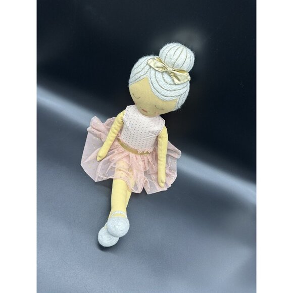 Pillowfort Other - Ballerina Doll Target Pillowfort Stuffed Plush 21” Pink Soft Baby Toy Tutu Gold